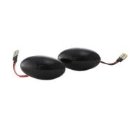 Диодни мигачи за калник за Mini Cooper R55,R56,R57,R58,R59 (2006-2013) - опушени с бягащ мигач