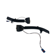 Диодни мигачи за странични огледала за BMW 5 series F10, F11, GT F07, F12, F13 (2020-2017), 7 series F01 (2008-2015) - опушени с бягащ мигач