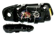 Кристални фарове ANGEL EYES Audi A3 (2000-2003) - черни