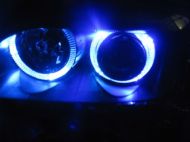 Кристални фарове ANGEL EYES Audi A3 (2000-2003) - черни