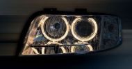 Кристални фарове за Audi A6 (1997-2001) - хром