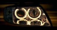 Кристални фарове  AUDI A6 (1997-2000) за фабричен ксенон - хром