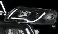 Кристални фарове с лайтбар за Audi A6 4F (2004-2008)