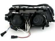 Кристални фарове за BMW E46 седан (2001-2005) - черни с CCFL