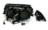 Кристални фарове за BMW E46 седан (1998-2001) - черни с CCFL