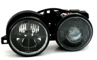 Кристални фарове за BMW E30 (82-94) - черни