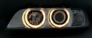 Кристални фарове  Angel Eyes BMW E39  (1995-2003) - черни