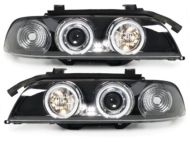 Кристални фарове  Angel Eyes BMW E39  (1995-2003) - черни