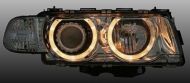 Кристални фарове  Angel Eyes BMW E38  (1998-2001) - хром