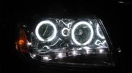 Кристални фарове Jeep Grand Cherokee (1999-2005) - хром