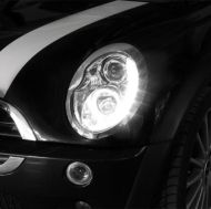 Кристални фарове DAYLINE MINI (02-04) - хром