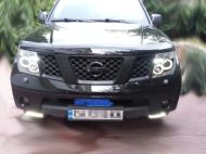 Кристални фарове за Nissan Navara / Pathfinder (2005-2009) - хром