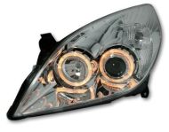 Кристални фарове  OPEL VECTRA C  (05-09) - хром