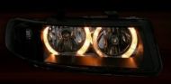 Кристални фарове Angel Eyes SEAT LEON / TOLEDO (99-04)- черни