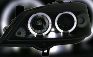 Кристални фарове OPEL ASTRA G (98-04) - черни