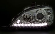 Кристални фарове  Mercedes ML W163  (2002-2005)