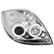 Кристални фарове TOYOTA YARIS (2006-2009)- хром