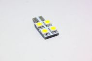 Лед крушки тип T10 с 4 SMD диода от едната страна