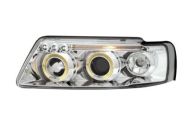 Кристални фарове  Angel Eyes VW PASSAT 3B/ B5 (97-00)  - хром