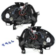 Кристални фарове ANGEL EYES RENAULT CLIO 2 (98-01) - черни