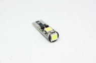 Лед крушки тип T10 с 3 SMD диода - Canbus 5000K