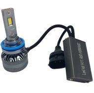 Лед крушки - Led система H8 / H9 / H11 модел A60 за фарове - 155 000 Лукса 55W - Canbus 6000K - 1500% повече светлина
