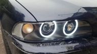 Ангелски Очи Лайтбар Дизайн за BMW E36 / E38 / E39 - Бял цвят