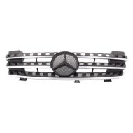 Решетка за Mercedes ML W164 (2005-2008) - черна с хромлайсни