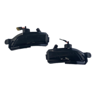 Диодни мигачи за странични огледала за Skoda Fabia (2014+), Rapid (2012+) / Seat Toledo (2012+) - опушени с бягащ мигач