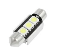 Лед крушки за плафон Canbus с 3 SMD диода 39мм