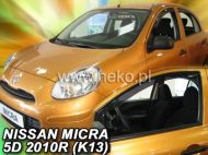 Ветробрани за NISSAN MICRA (2010+) 5 врати - 4бр. предни и задни